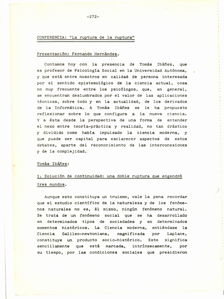 La crisis de la modernidad científica | PDF | Conocimiento | Science
