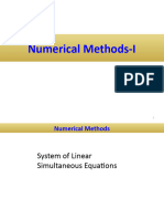 Numerical Methods I