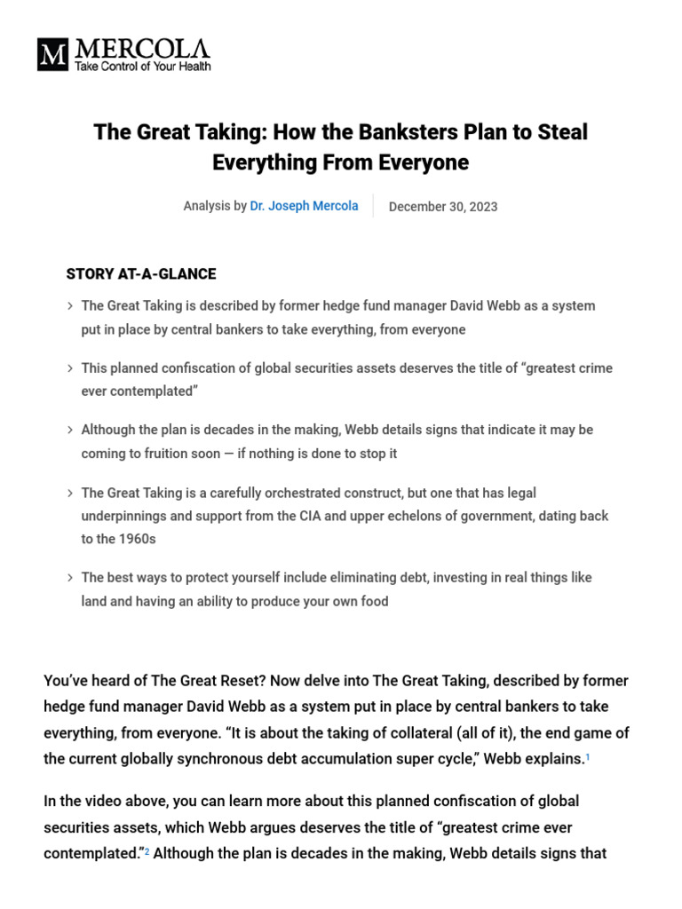 The Great Taking Free Book