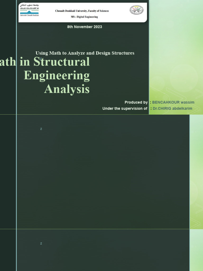 Math in Structural Engineering | PDF | Computers