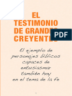 EL TESTIMONIO DE GRANDES CREYENTES - Aurelio Ferrándiz García