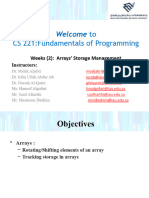 2 - Arrays - 2019