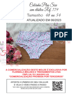 Calc Plus Size (Sem Elástico) Ref. 779 - 48 Ao 54