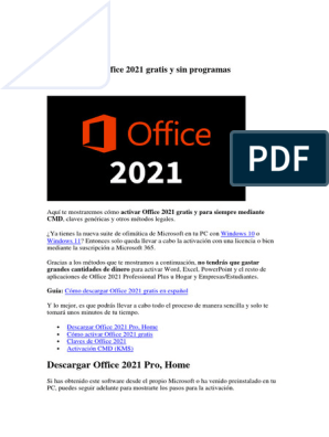 Licencia office  comprar Office 2021 - Activar office - MAC