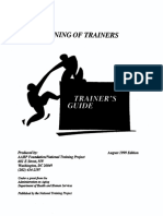 Training of Trainers Trainers Guide