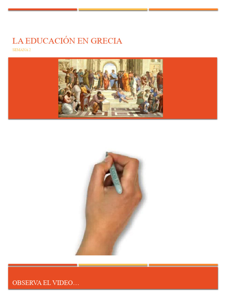 Historia de Educación Semana 2 | PDF | Antigua Grecia | Pitágoras