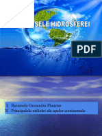 Resursele Hidrosferei