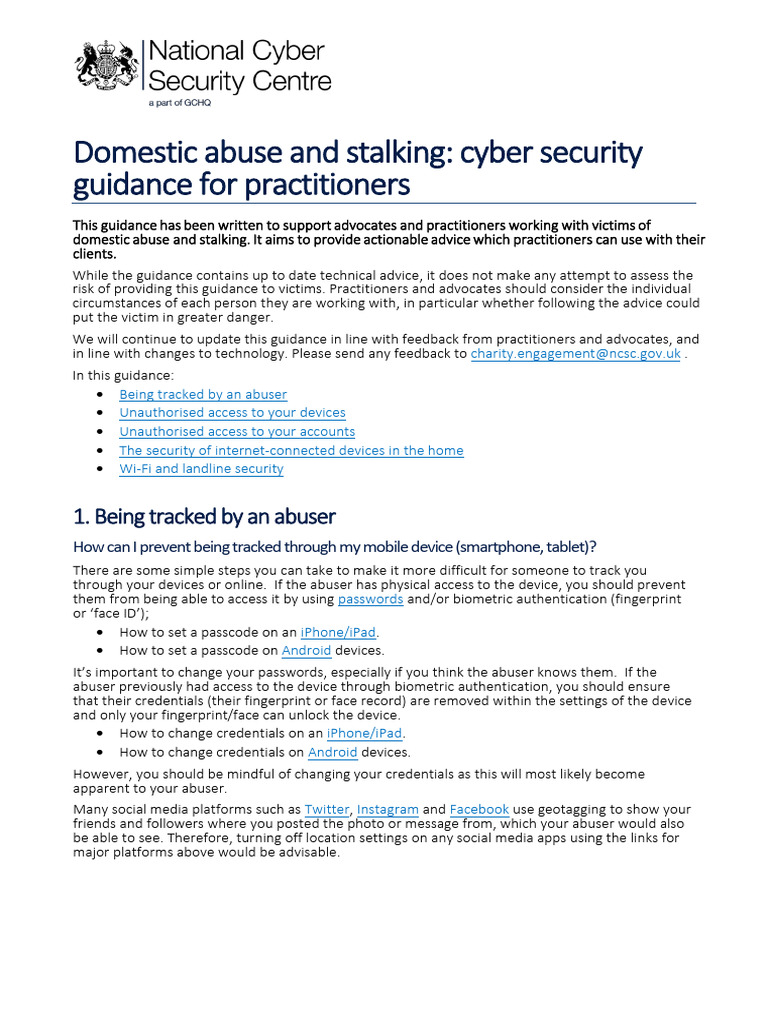 Domestic Abuse and Stalking Cyber Security Guidance For Practitioners 002 PDF
