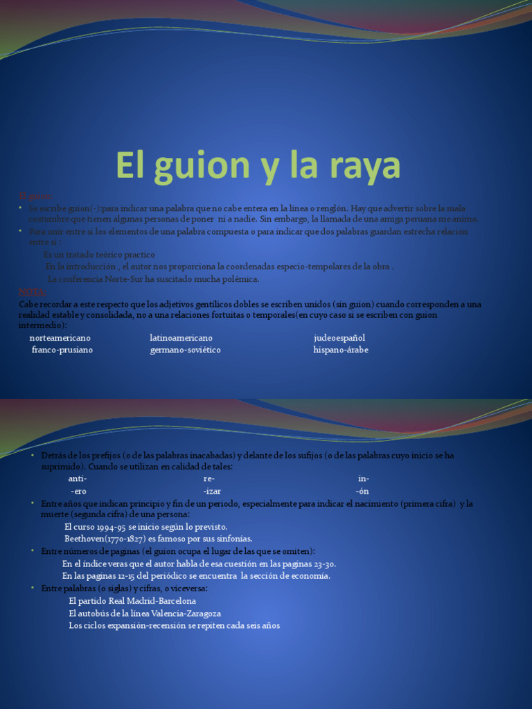 El Guion y La Raya PDF