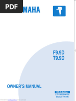 Yamaha f9.9d Service Manual