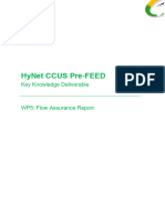 HyNet CCUS Pre-FEED KKD WP5 HYN01-03 Rev 03 Flow Assurance Report