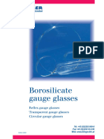Borosilicate gauge glasses
