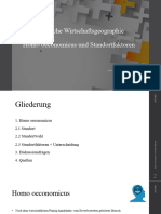 PS HG1 WS23 24 Lachmuth Nicholas Klassische Wirtschaftsgeographie Homo Oeconomicus Standortfaktoren Präsentation