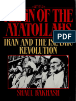 Bakhash the Reign of the Ayatollahs Iran and the Islamic Revolution
