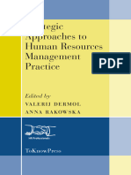 Strategic Approaches to Human Resources Management