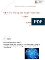 Investigación I SEMESTRE 2023 II - LOGICA - Mg. REBECA ALCARRAZ CURI (R)