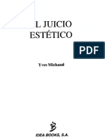 Michaud, Y. - El Juicio Estético