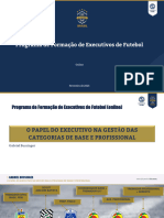 Programa de Formação de Executivos de Futebol: Online