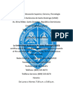 Certificado UASD 12456