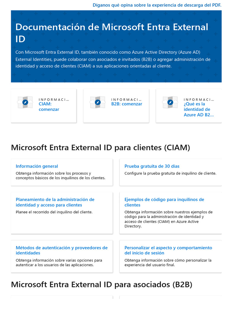 Azure Active Directory External Identities | PDF | Informática