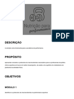 Nutrição para Performance