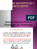 Accion de Los Antisepticos y Desinfectantes