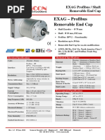 Exag A Profibus Shaft Removable End Cap Specifications 13