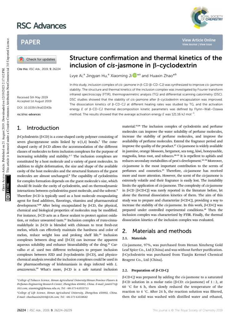 RSC Advances: Paper | PDF