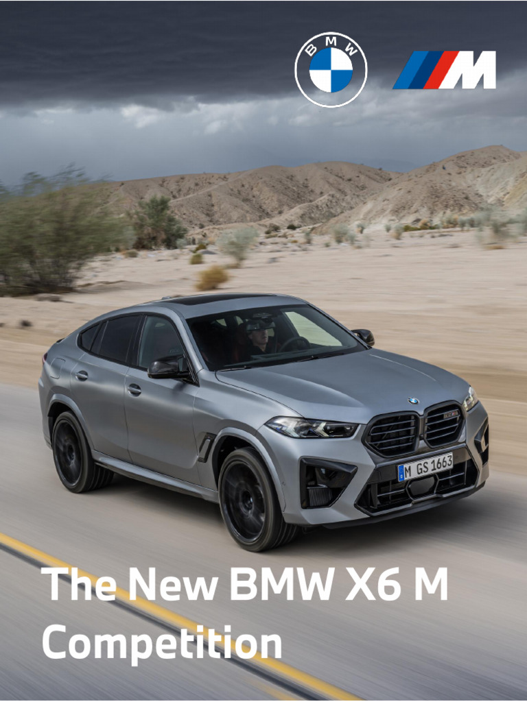 Ficha Tecnica The New BMW x6 M Competition Lci | PDF