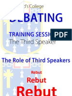 Training 3 Third Speaker