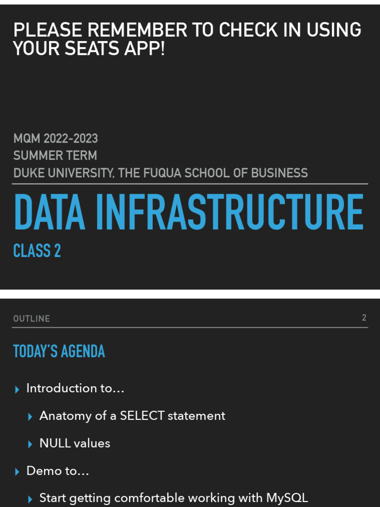 Class 2 SQL | PDF