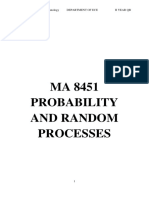 MA8451 Probability and Random Processes