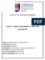 Lab Report UV:VIS
