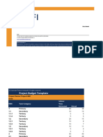 Project Budget Template