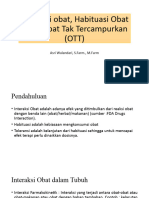 UAS 6. Interaksi Obat, Habituasi Obat