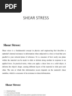 Shear Stress