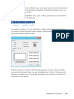 View Toolbar Zoom Slider Zoom Level: Modifying Your Document View