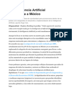 La Inteligencia Artificial Transforma A México