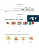 TA3 Smart Start - Unit 1 Test