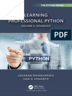 Bhimavarapu U. Learning Professional Python Vol 2. Advanced 2023