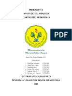 Laporan Non-Inverting OpAmp - Prak Elka 3 - Kelompokk