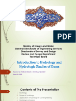 Introduction To Hydrologic Studies of Dams