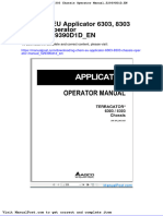 Ag Chem Eu Applicator 6303 8303 Chassis Operator Manual 529390d1d en