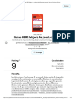 Guías HBR - Mejora Tu Productividad Resumen Gratuito - Harvard Business Review