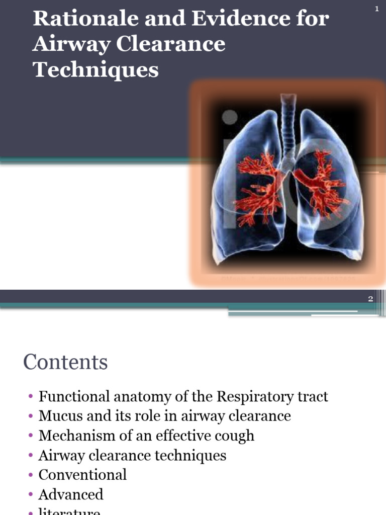 Airway Clearance Pdf Respiratory Tract Chronic Obstructive