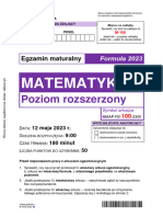 Matematyka 2023 Maj Matura Rozszerzona