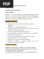 Mysql Notes