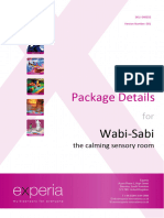 Wabi Sabi Calming Sensory Room Sales Proposal