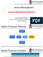 Operations Management - L06 - Material Requirement Planning - Spring23
