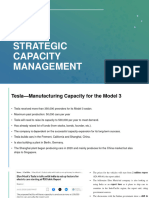 Strategic Capacity Management